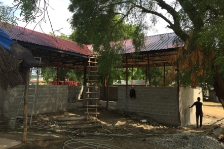 Sala d'attesa in costruzione