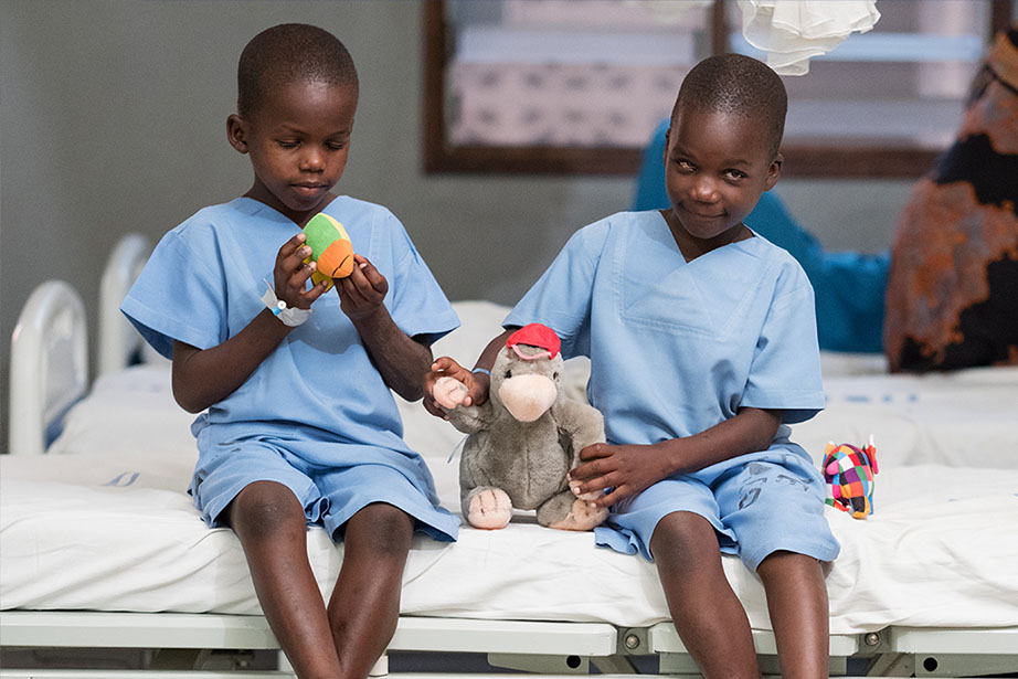 bambini al reparto pediatrico