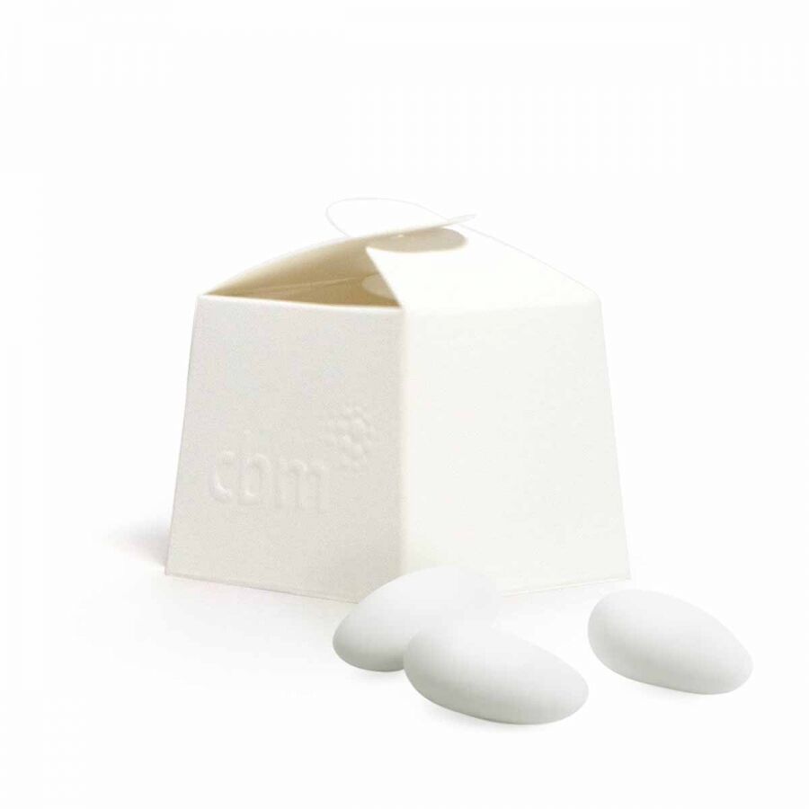 032 scatolina bianca porta confetti
