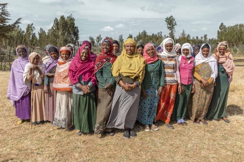 gruppo di donne in Etiopia