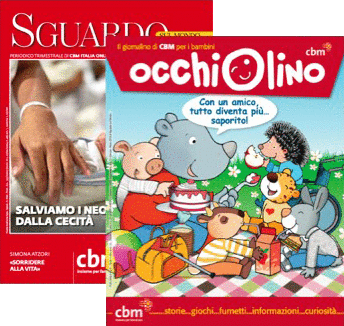 Copertine delle riviste Sguardo e Occhiolino